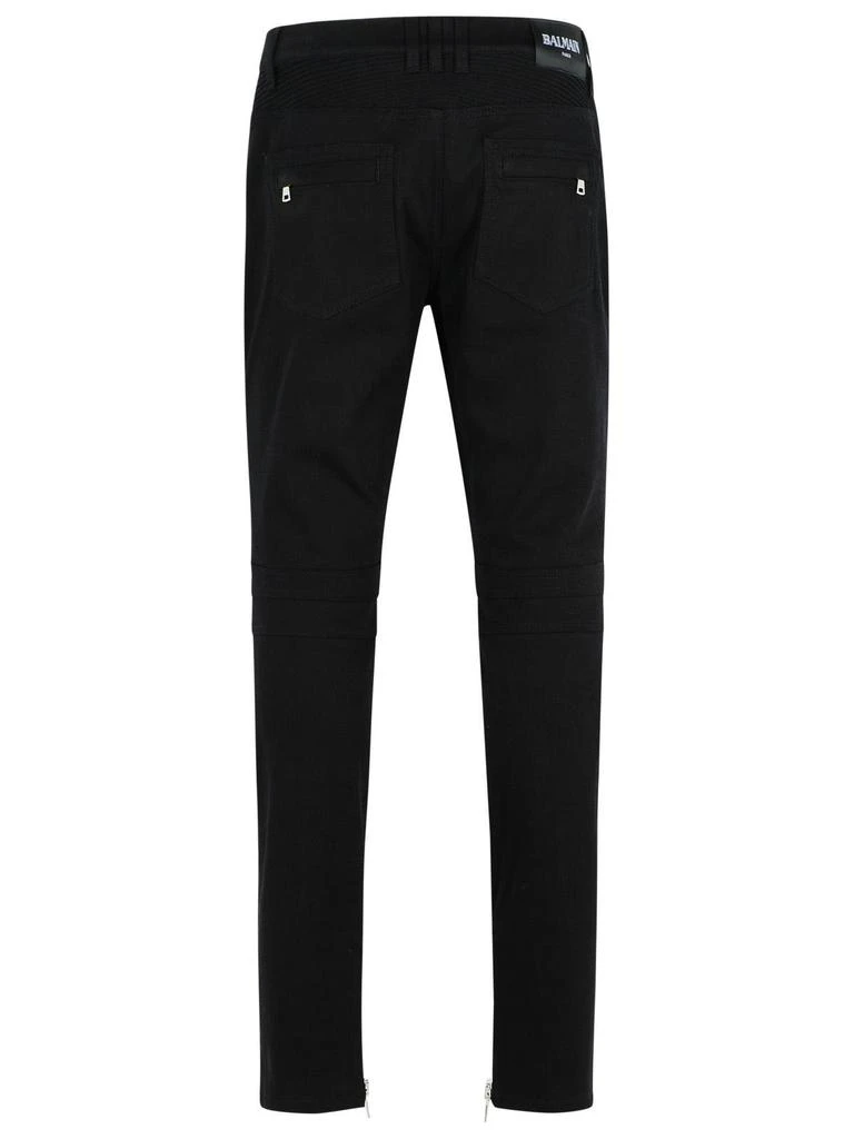 Balmain Balmain Zip Detailed Slim-Fit Jeans 2