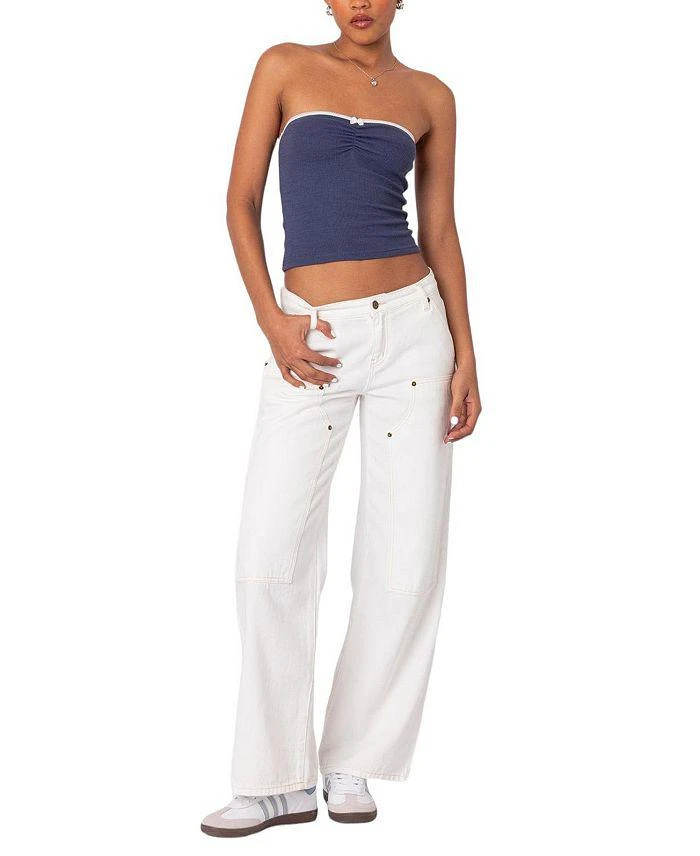 Edikted Ayla Low Rise Carpenter Jeans 1