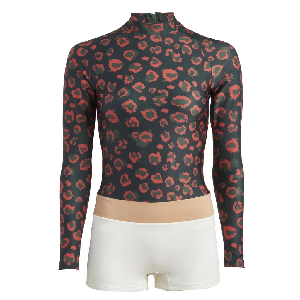 Olive Surf The Lauren Women's Wetsuit In Life Of Pi - Dune - Steamed Milk 1