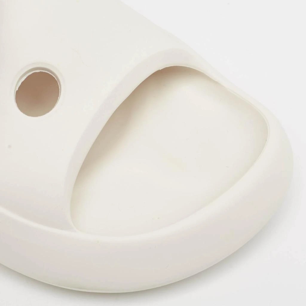 Shop Off-White White Rubber Meteor Pool Slides Size 39 on Sale at