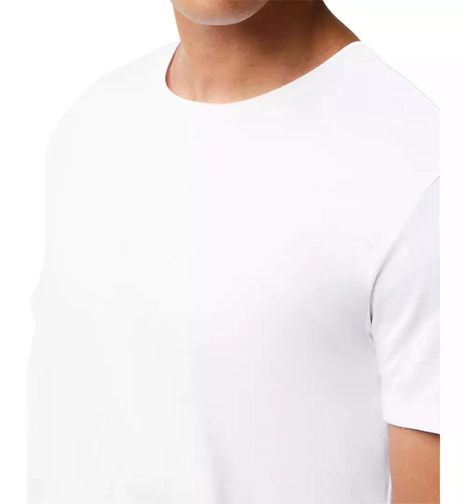 Lacoste Men's 3-Pack Essential Cotton Crew Neck Regular Fit Undershirts 8
