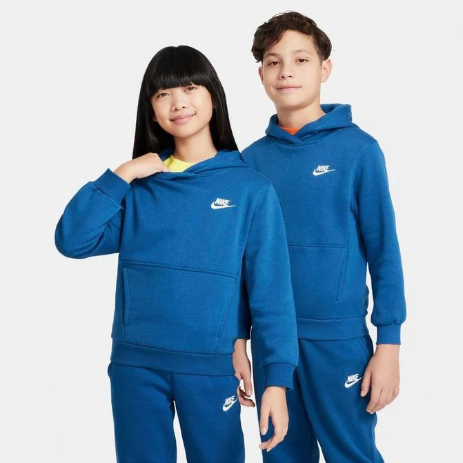 NIKE Kids' Nike Sportswear Club Fleece Pullover Hoodie 1