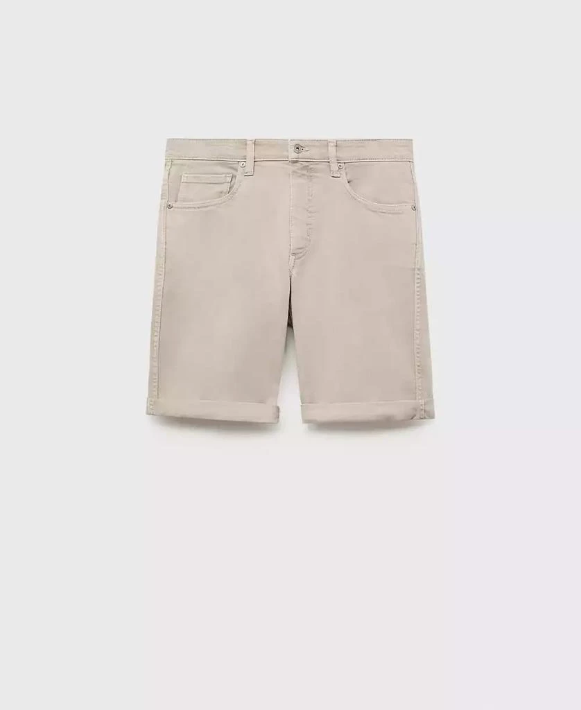 Mango Men's Slim-Fit Cotton Bermuda Shorts 8