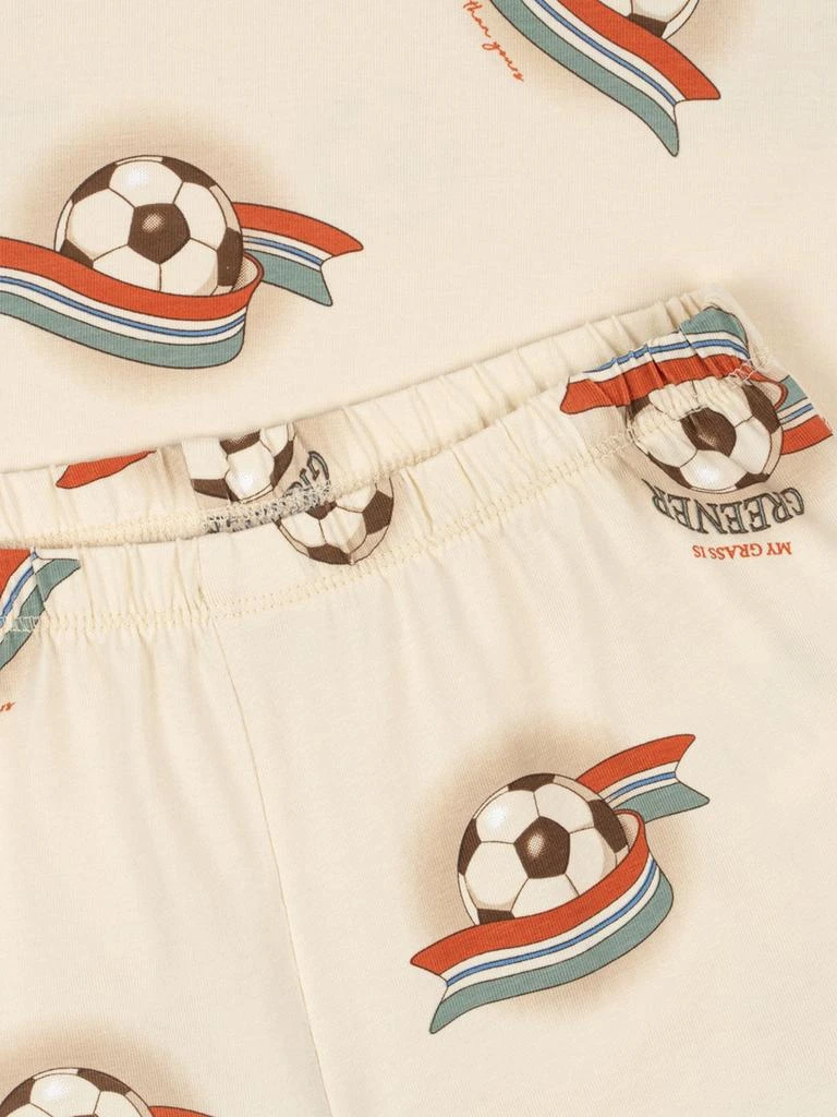 Konges Slojd Boys Kick It Short Set in Ivory 4