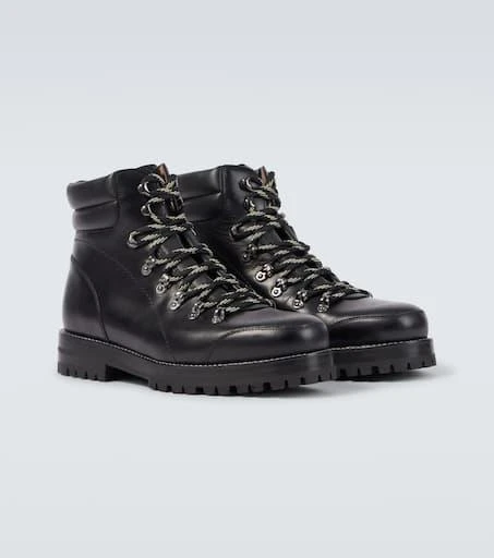 Manolo Blahnik Janka leather lace-up boots 5