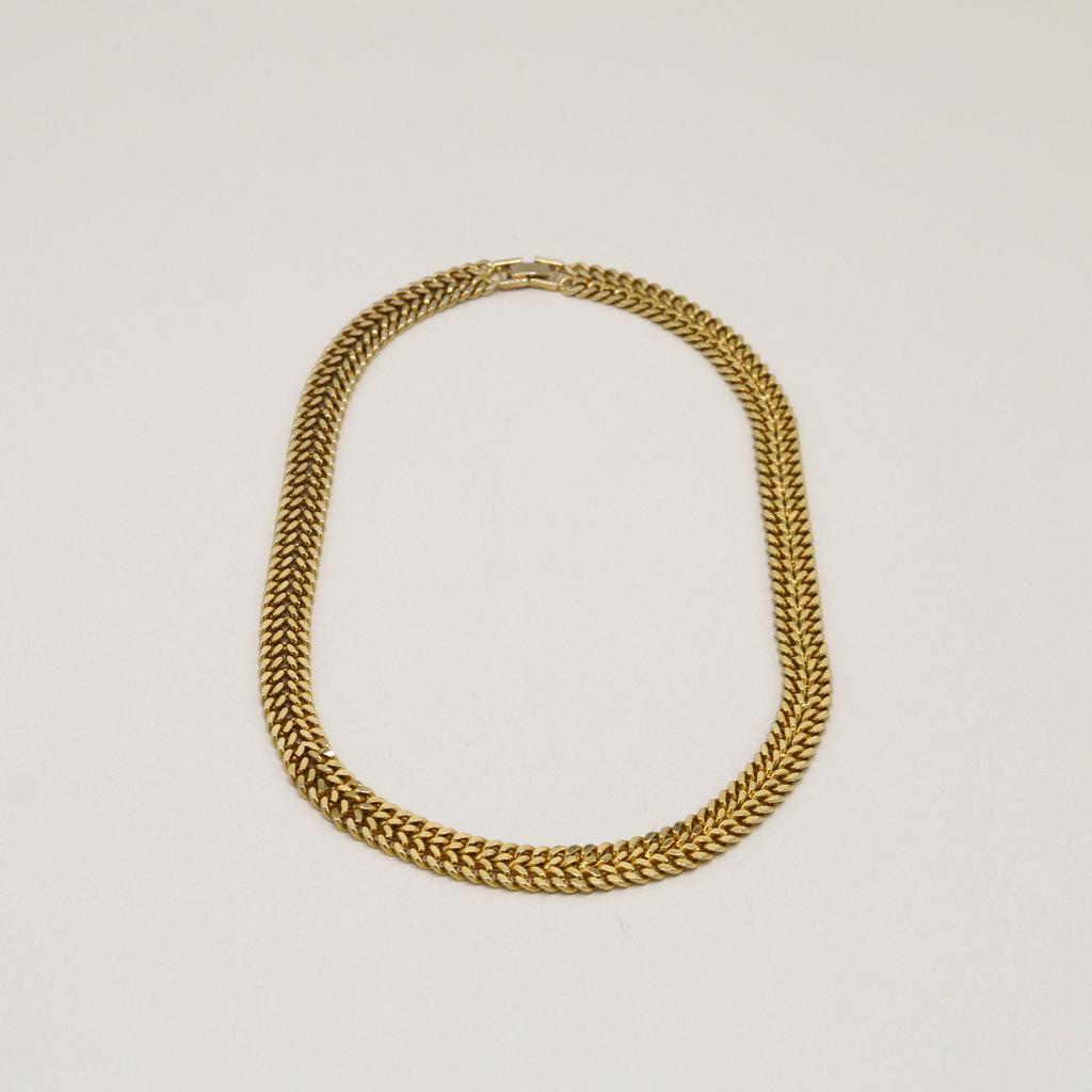 Orelia Vintage Vintage Woven Curb Chain Necklace