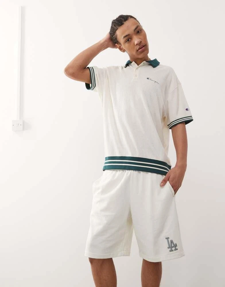 CHAMPION Champion LA logo shorts in off-white 3