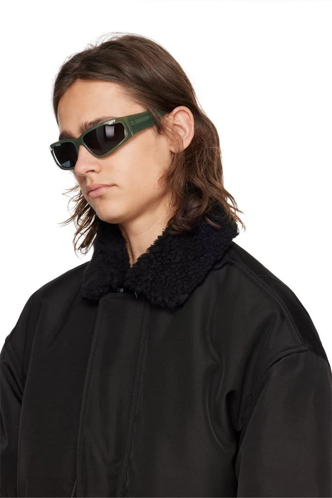 Off-White Green Kimball Sunglasses 4