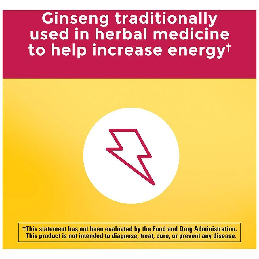 Nature Made Multi + Ginseng Energy Capsules Multivitamin for Women & Men 60 10