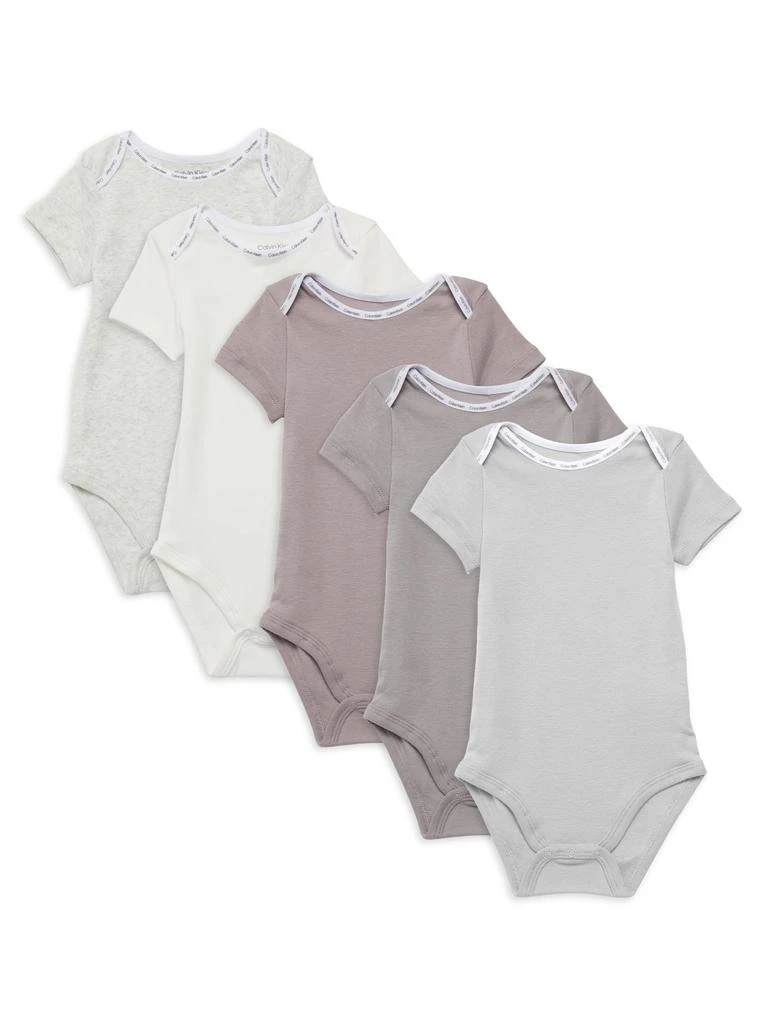 Calvin Klein Baby Girl’s 5-Piece Bodysuit Set