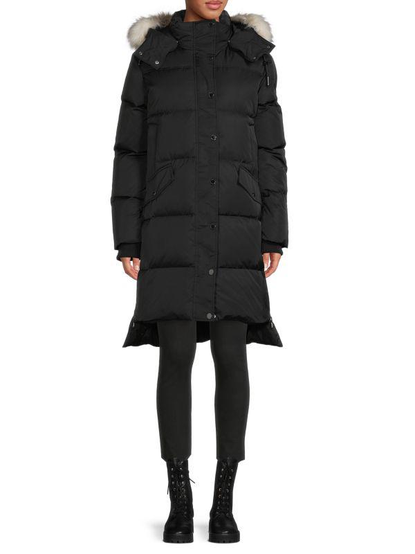 Pajar Faux Fur Trim Parka Coat