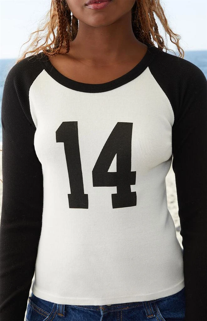 John Galt Bella 14 Raglan Long Sleeve T-Shirt 2