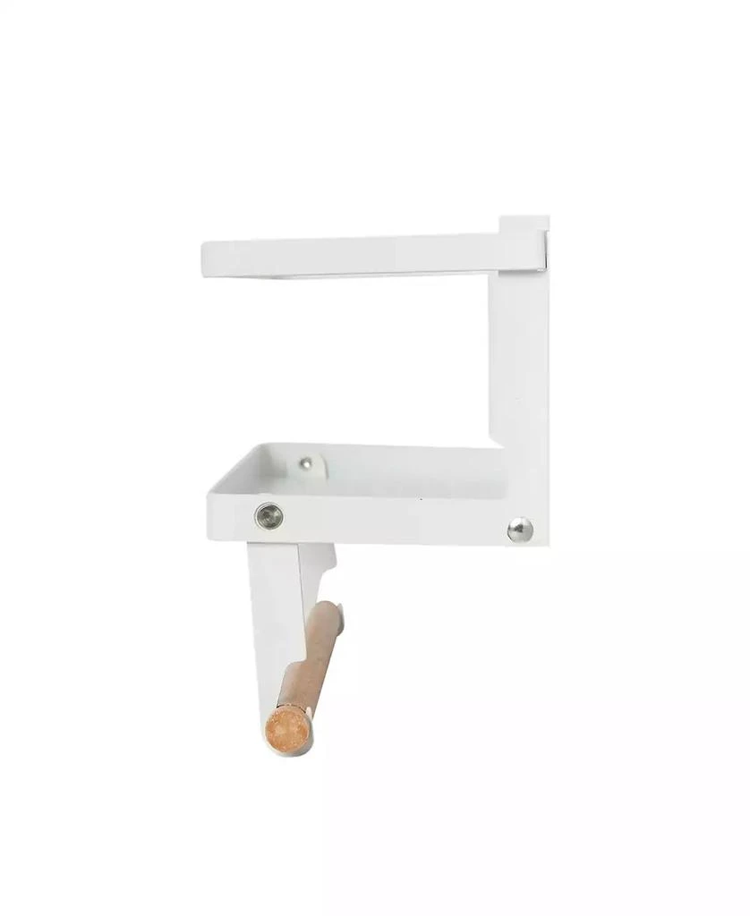 Household Essentials Metal Magnetic Spice Rack with Paper Towel Holder 2