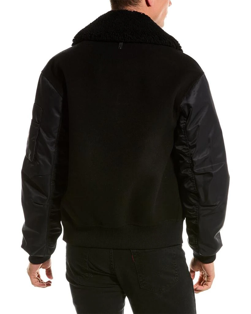 Mackage Leonard Wool Bomber Jacket 2