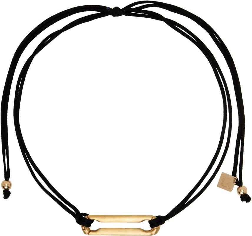 Lauren Rubinski Black & Gold Vito Necklace