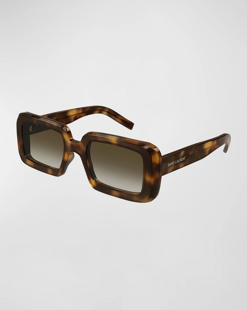Yves Saint Laurent Acetate Rectangle Sunglasses 1