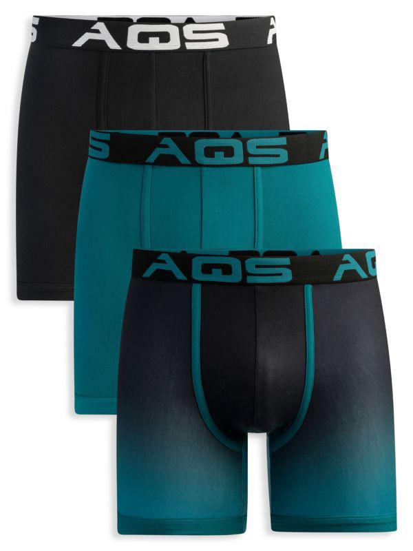 AQS 3-Pack Assorted Boxer Briefs