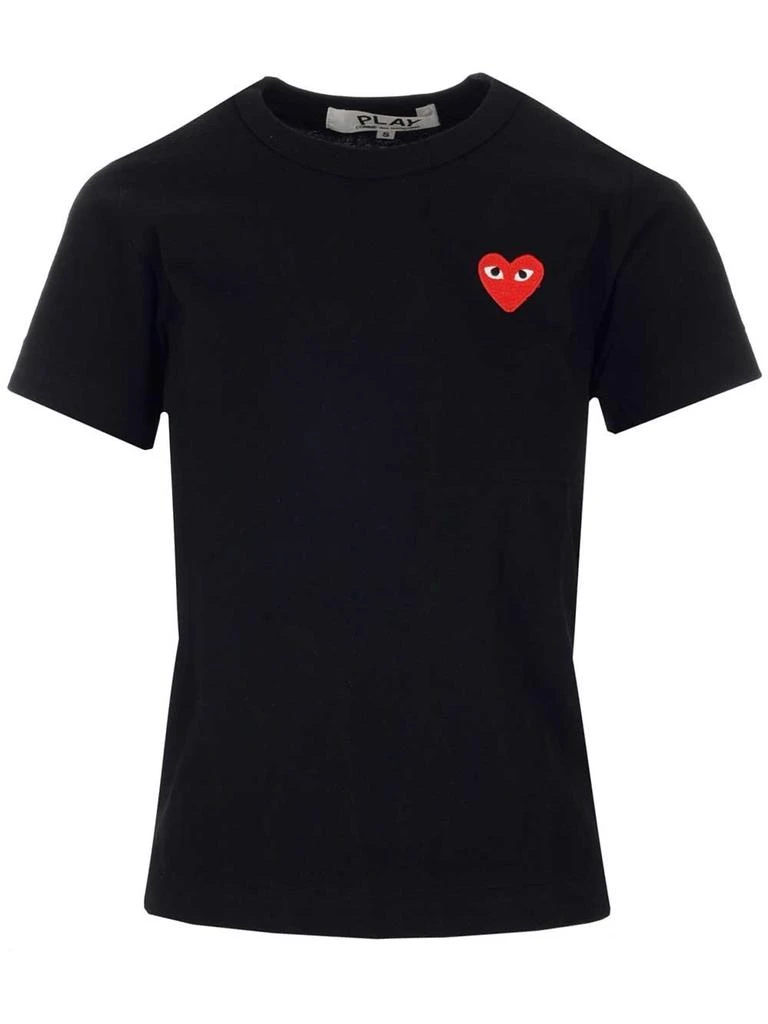 Comme des Garçons Play Comme des Garçons Play Heart Logo Embroidered Crewneck T-Shirt 1