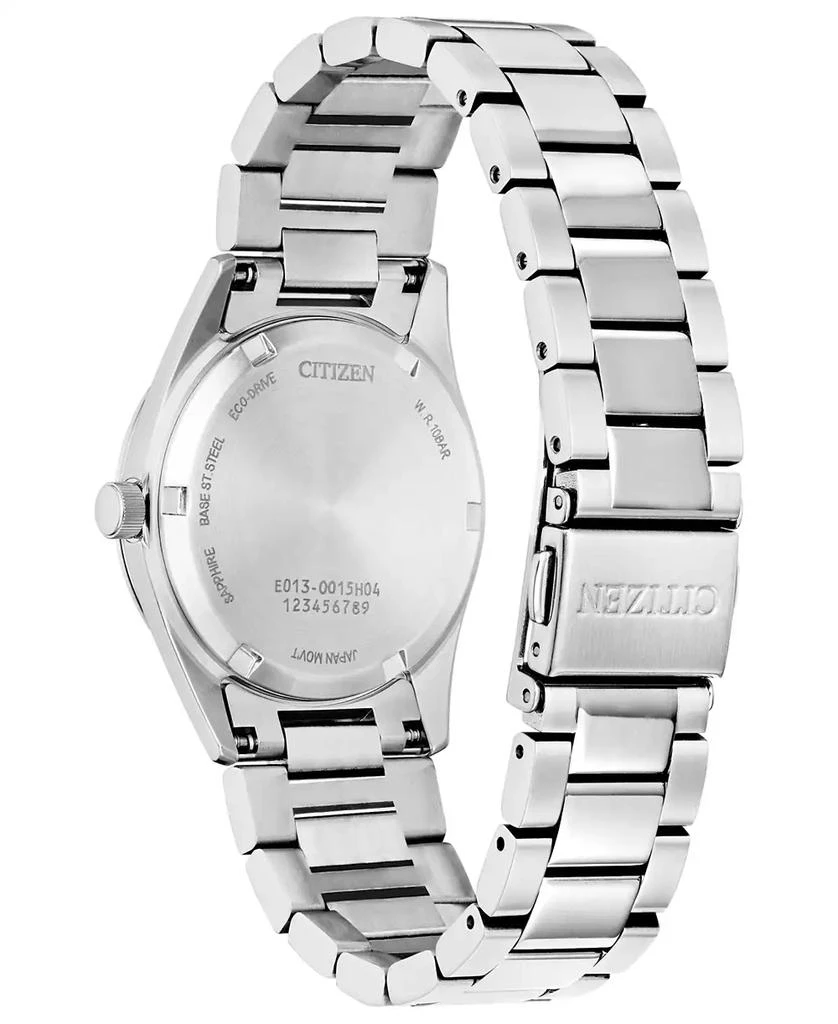 Citizen Eco-Drive Women's Sport Luxury Diamond Accent Stainless Steel Bracelet Watch 33mm 3