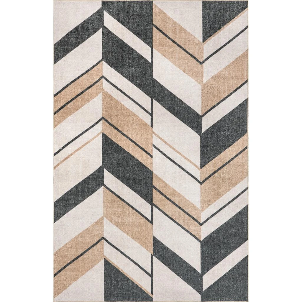 nuLOOM Rita Chevron Machine Washable Area Rug 2