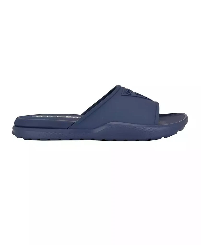 GUESS Men's Marith Branded Elevated Pool Slides 2