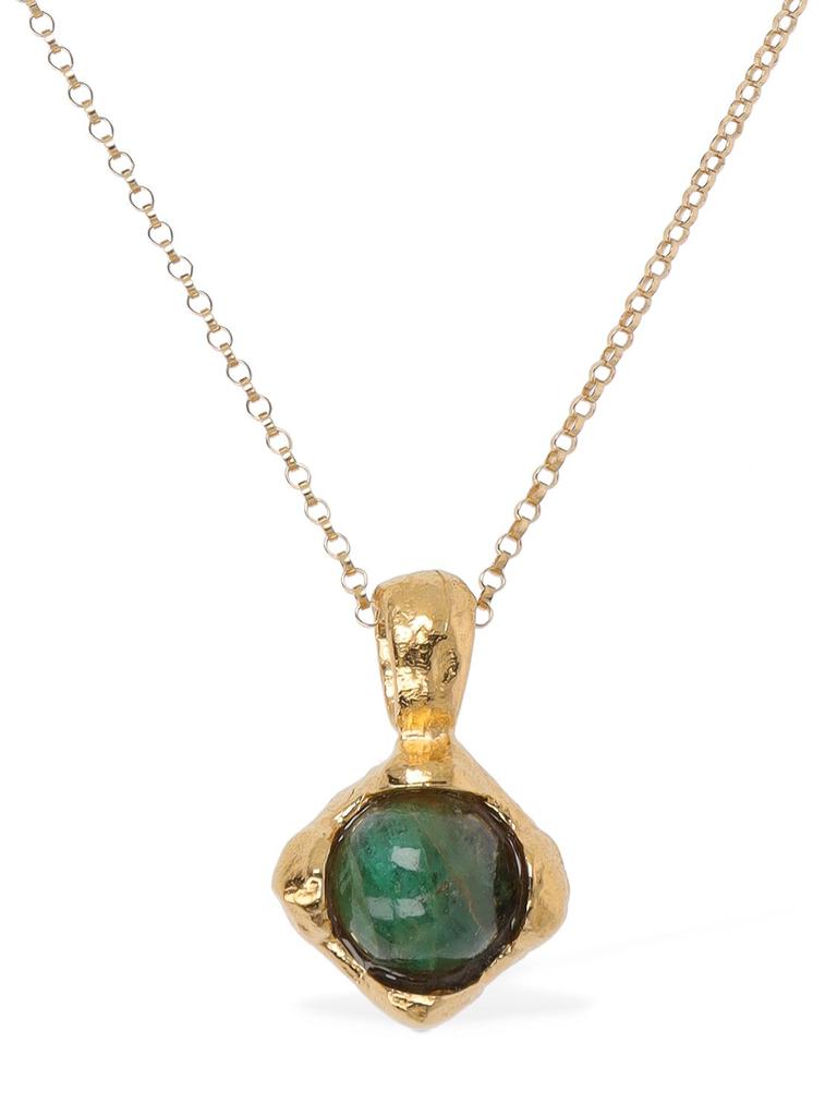 ALIGHIERI The Eye Of The Storm Emerald Necklace