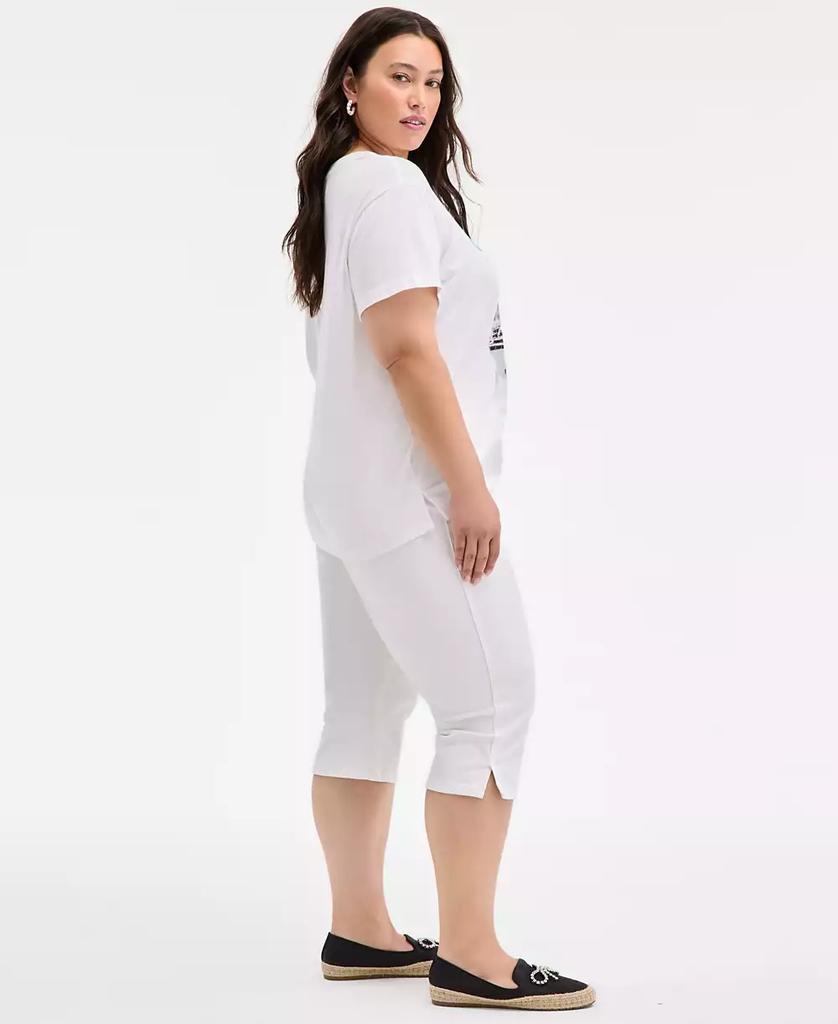 On 34th Trendy Plus Size Capri Jeans, Exclusively at Macy's