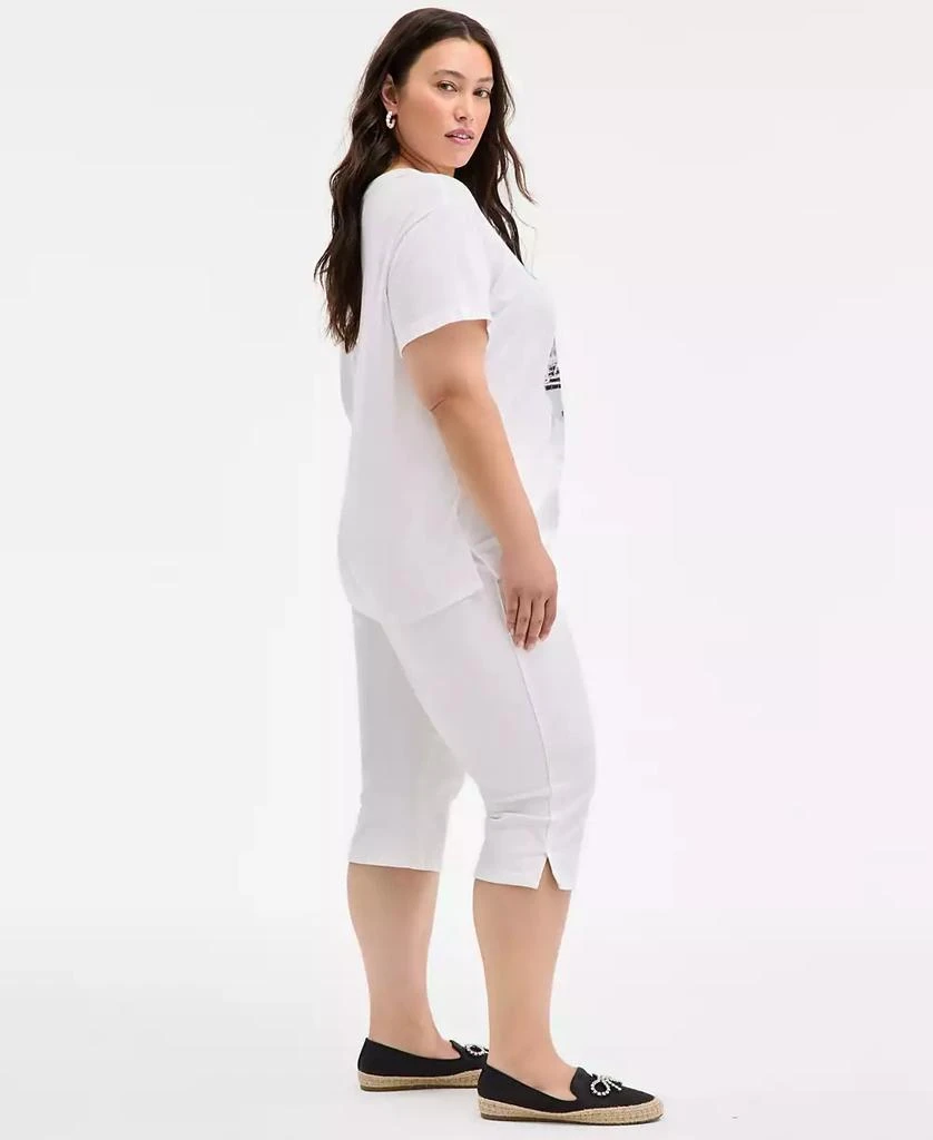 On 34th Trendy Plus Size Capri Jeans, Exclusively at Macy's 2