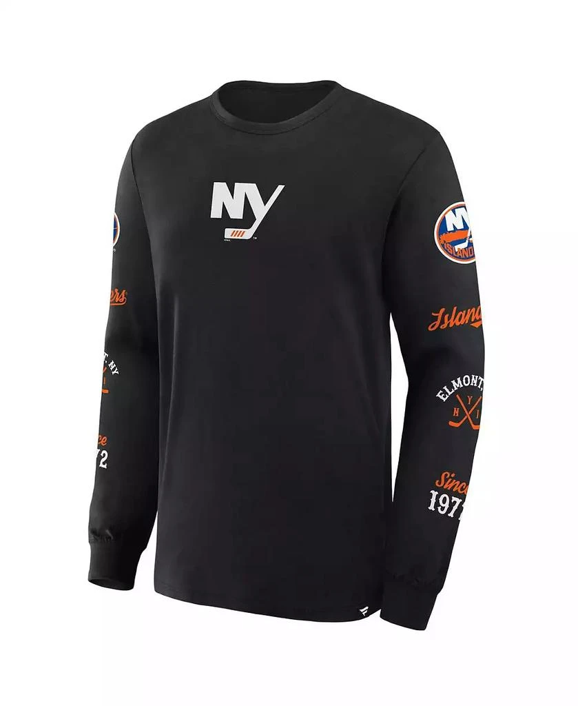 Fanatics Men's Black New York Islanders Boxed In Legacy Long