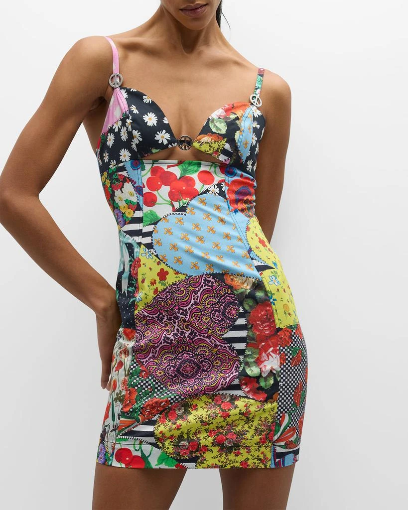 Archive-Print Cotton Mini Bodycon Dress  On Sale Now with Up to 52% Off |  Discover Exclusive Deals & Savings at BeyondStyle  Authentic Moschino  Jeans dresses|Women|women|women's clothing with Limited-Time Discounts, Free
