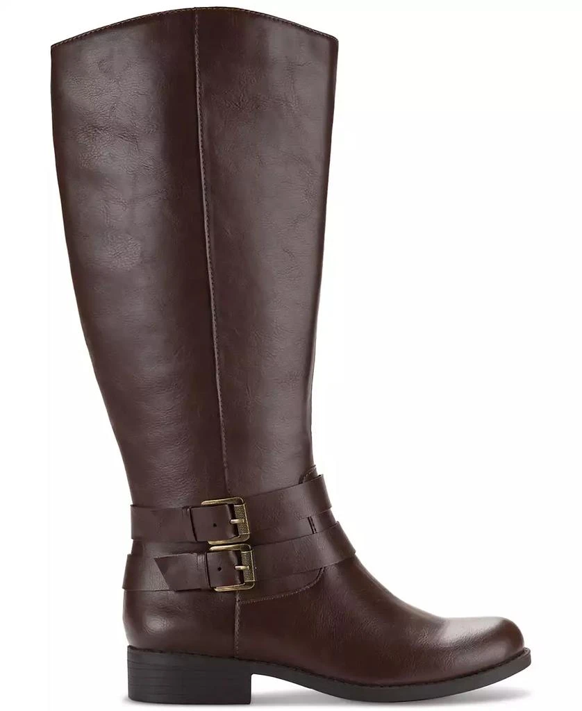 Style & Co Women's Maliaa Wide-Calf Buckled Riding Boots, Created for Macy's 9