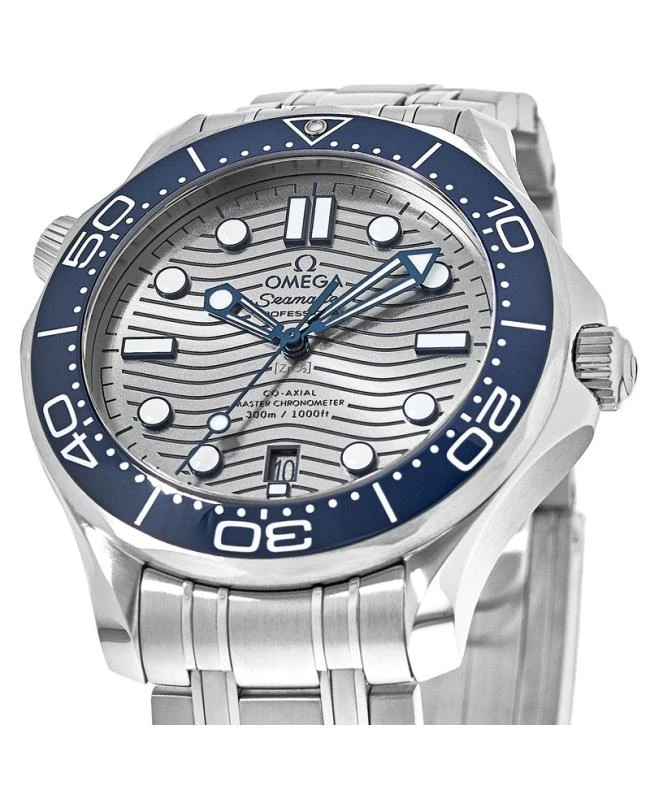 Omega Omega Seamaster Diver 300M Grey Dial Steel Bracelet  Men's Watch 210.30.42.20.06.001 2
