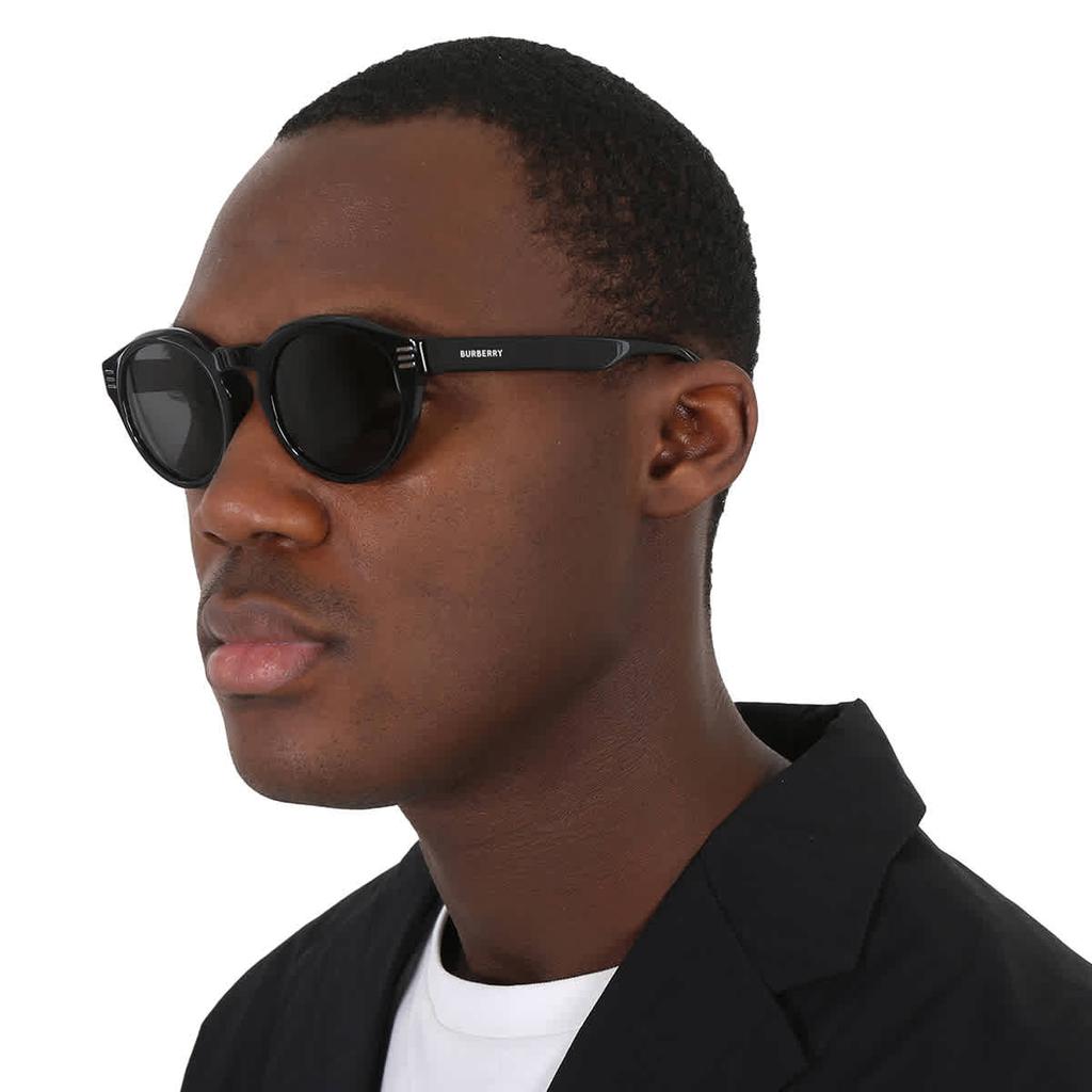 Burberry Dark Grey Round Men's Sunglasses BE4404 300187 50