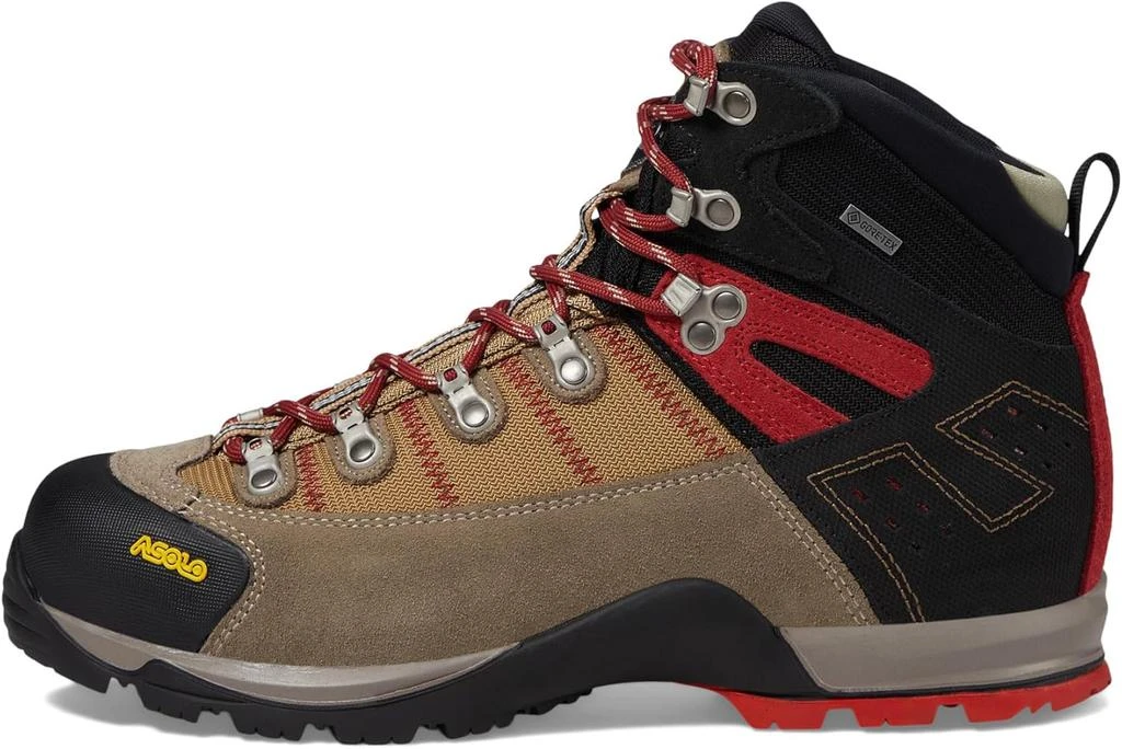 Asolo ASOLO Men's FUGITIVE GTX Water-Resistant Breathable Suede Nylon Trekking Low Ankle Hiking Boots | Toe Rubber Cap 4