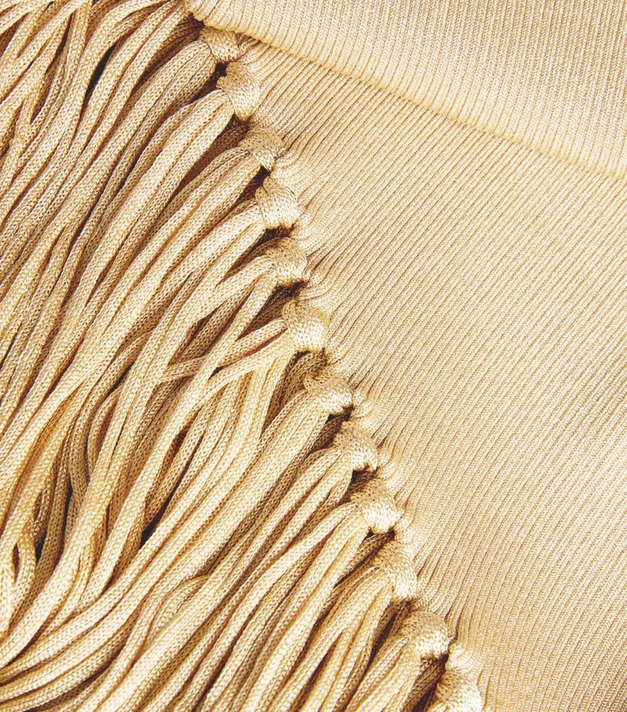 Sandro Fringe-Detail Midi Dress 5