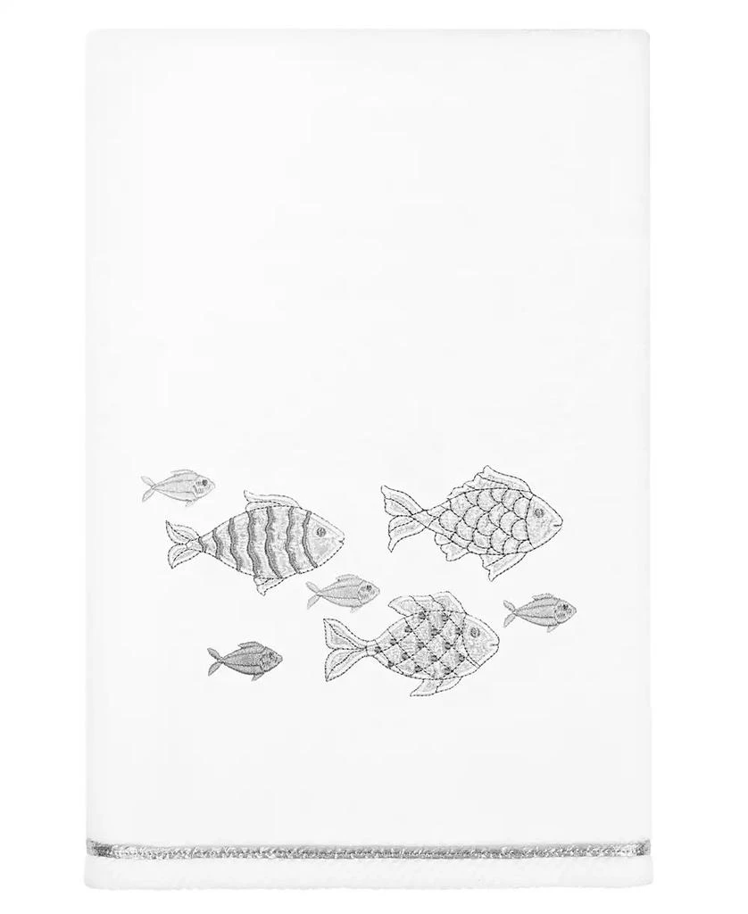 Linum Home Textiles Turkish Cotton Figi Embellished 2-Pc. Bath Towel Set 4