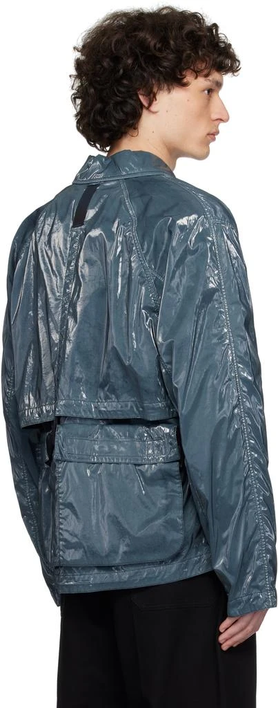 Stone Island Blue Caban Mussola Prismatica Jacket 3