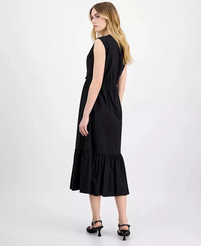 Anne Klein Women's Bow-Front Sleeveless Midi Dress 2
