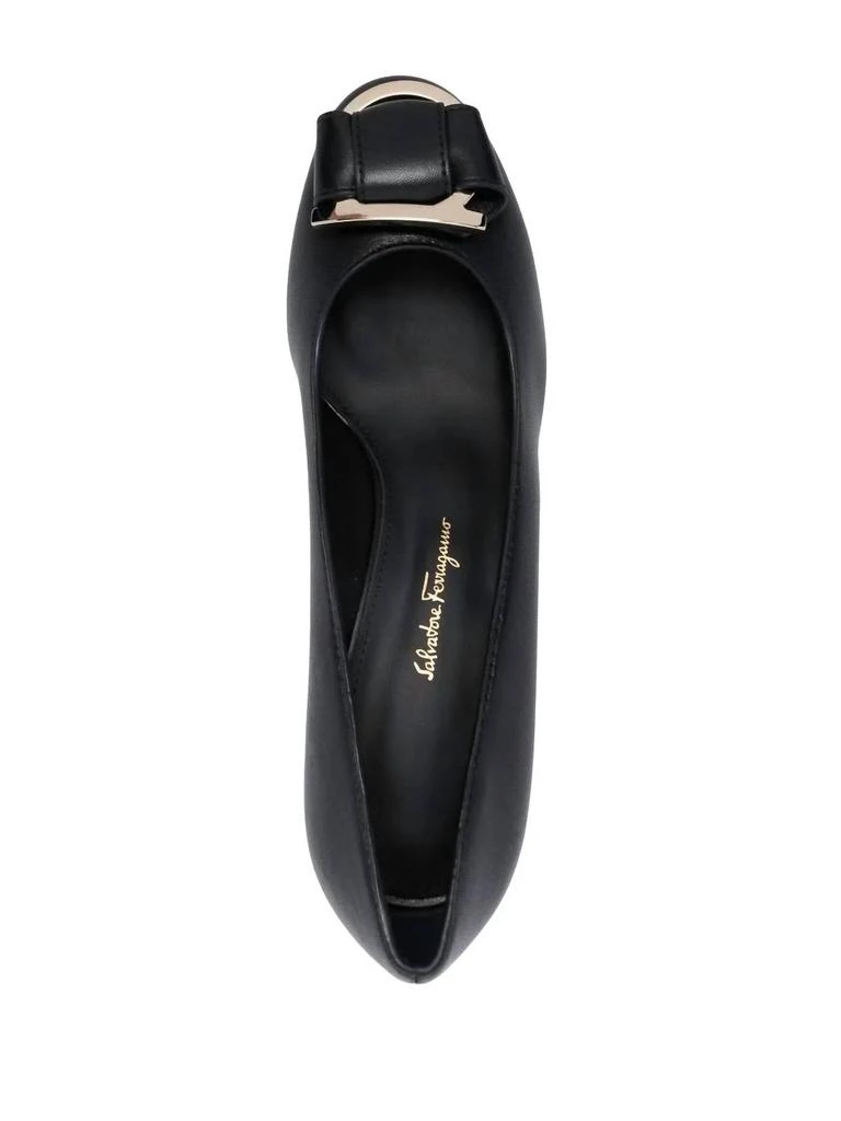 Salvatore Ferragamo Salvatore Ferragamo - Women
s Gancini-bow Leather Pumps 4