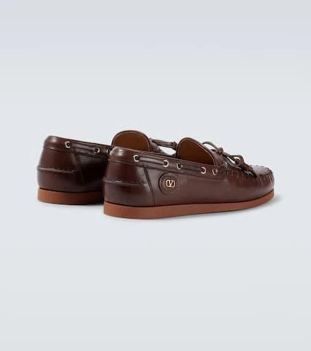 Valentino Palm Avenue leather boat shoes 6
