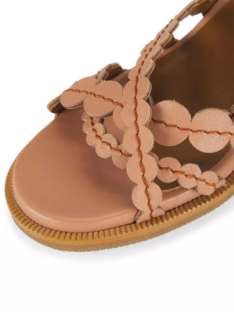See by Chloé Kaddy 80MM Leather Block-Heel Sandals 6