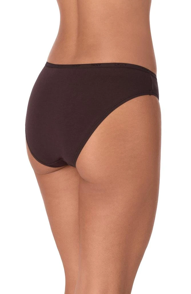 DKNY 3-Pack Cotton Blend Bikinis 6