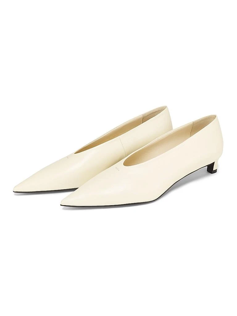 Jil Sander Point-Toe Leather Pumps 2