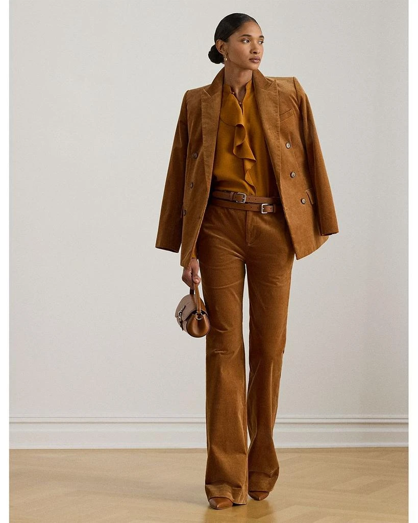 Ralph Lauren Ruffle Trimmed Georgette Tunic 2