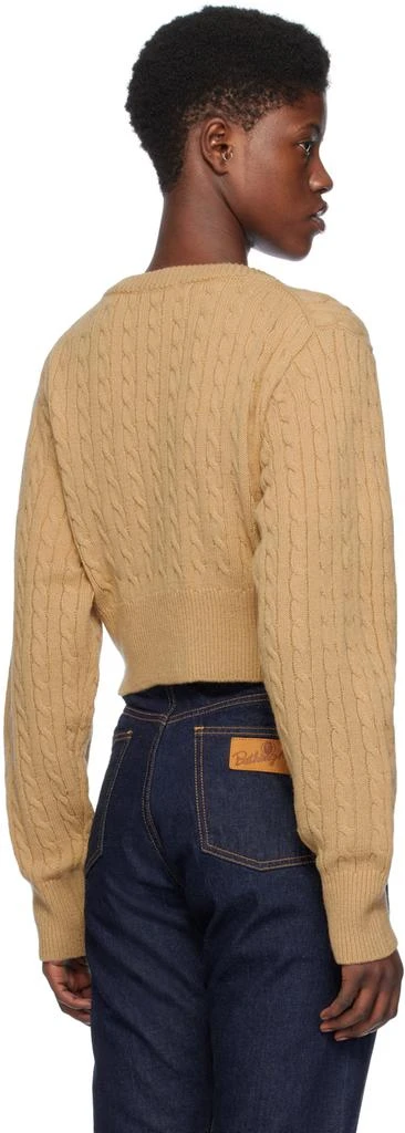 Bape Tan Cropped Cardigan 3
