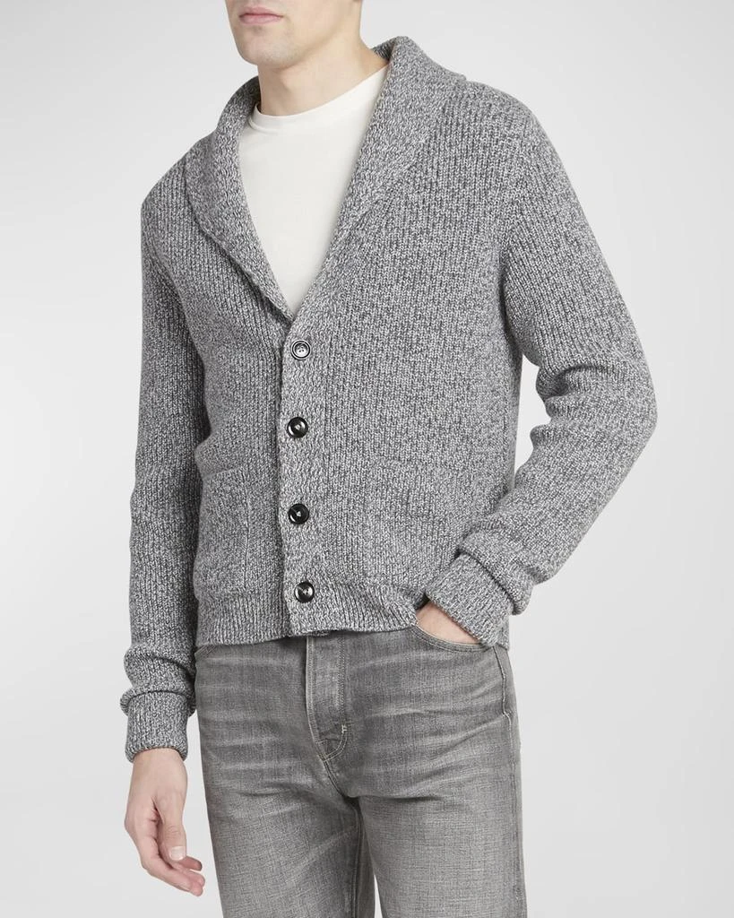 Tom Ford Men's Cashmere Shawl Collar Cardigan Sweater 4
