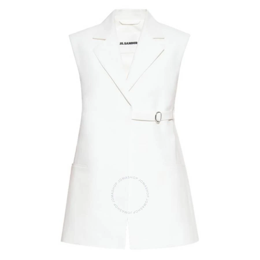 Jil Sander Notch Napel Two Pocket Cotton Vest 1