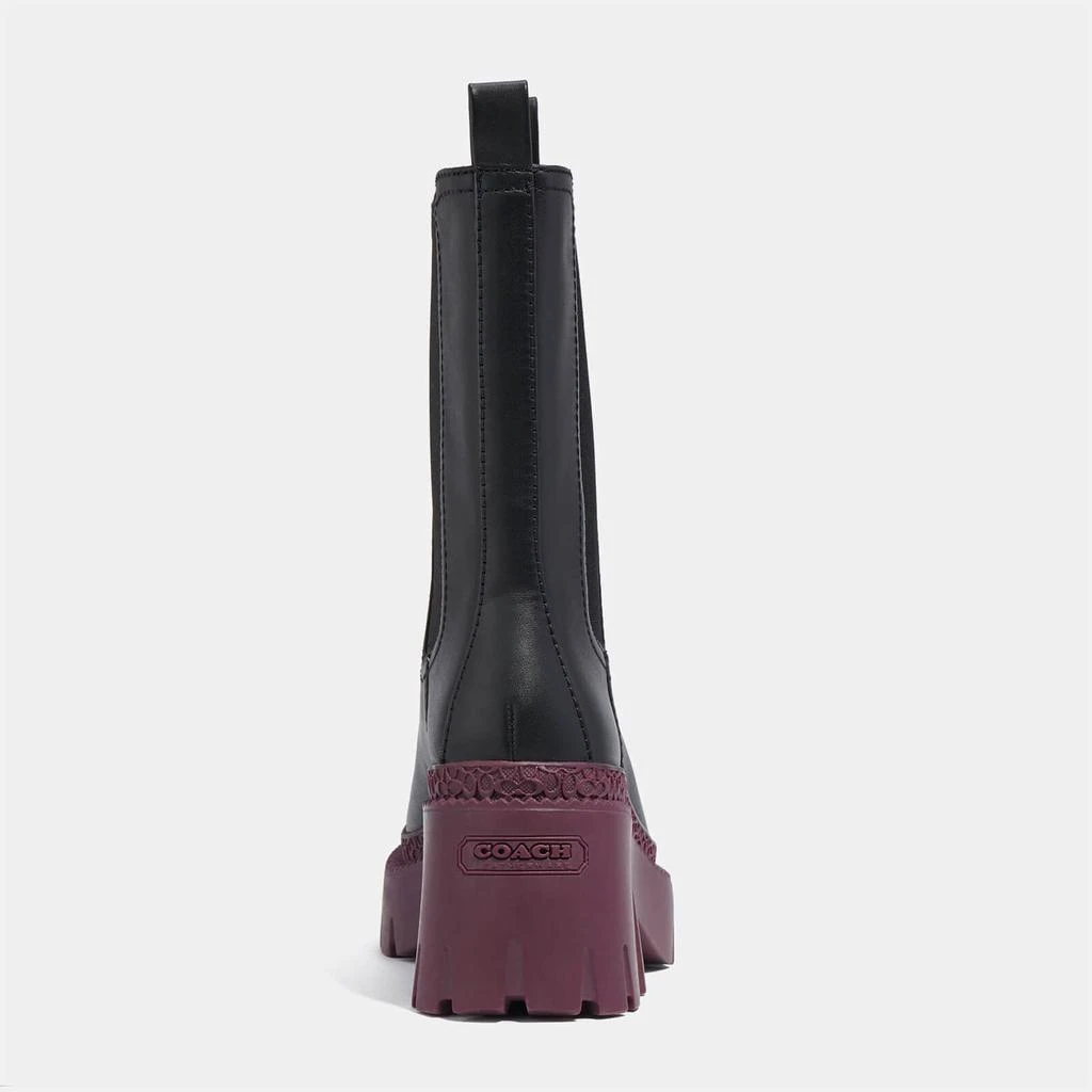 The Hut Coach Alexa Leather Heeled Chelsea Boots 4