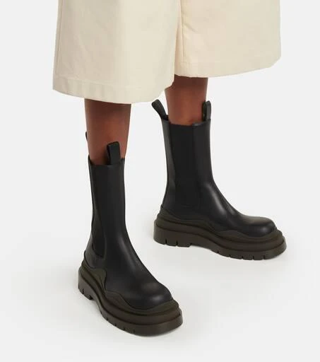 Bottega Veneta Tire leather ankle boots 3