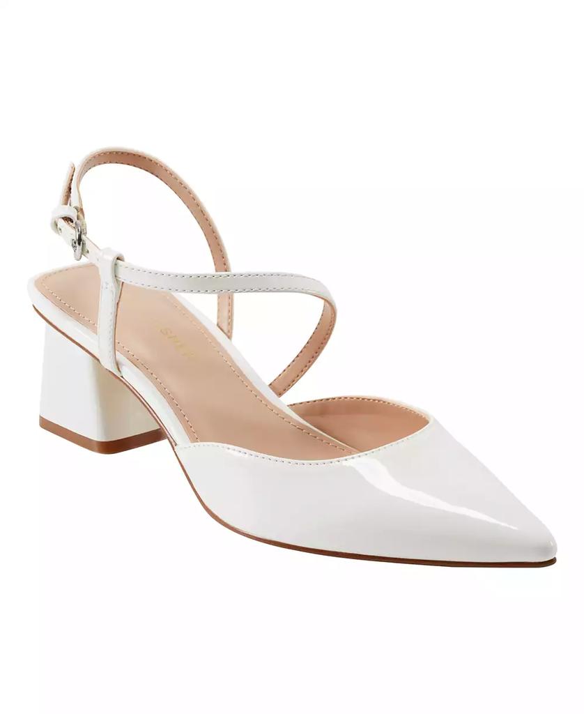 Marc Fisher Women's Loya Strappy Block Heel Pumps